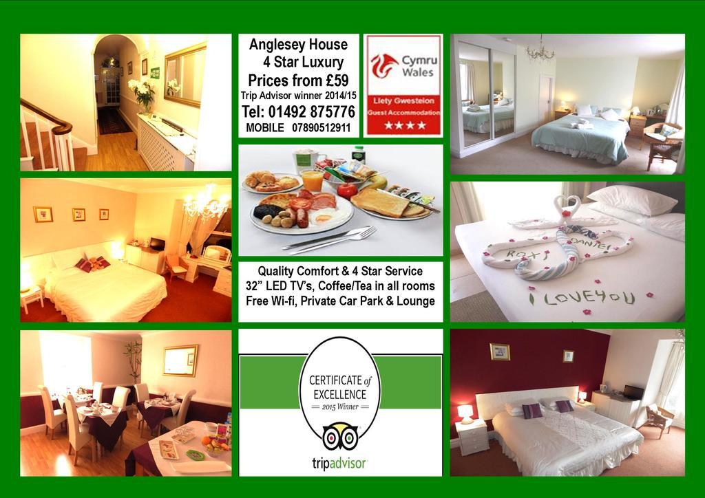 Anglesey House Bed & Breakfast Llandudno Dış mekan fotoğraf